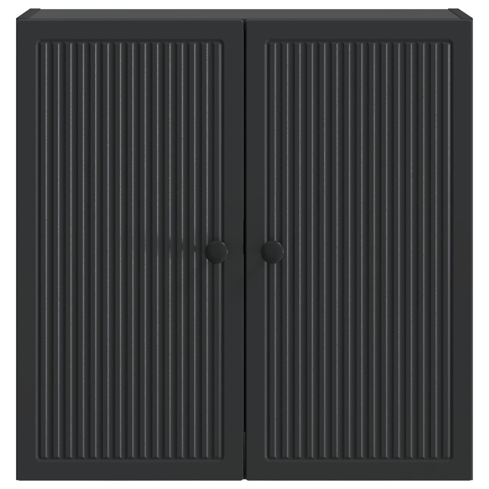 Wandkast Zwart 59 x 31 x 60 cm Bewerkt hout