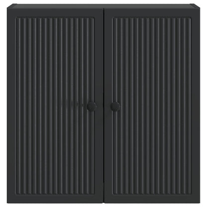 Wandkast Zwart 59 x 31 x 60 cm Bewerkt hout