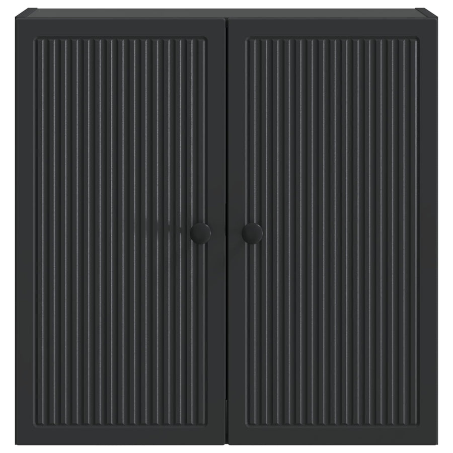Wandkast Zwart 59 x 31 x 60 cm Bewerkt hout