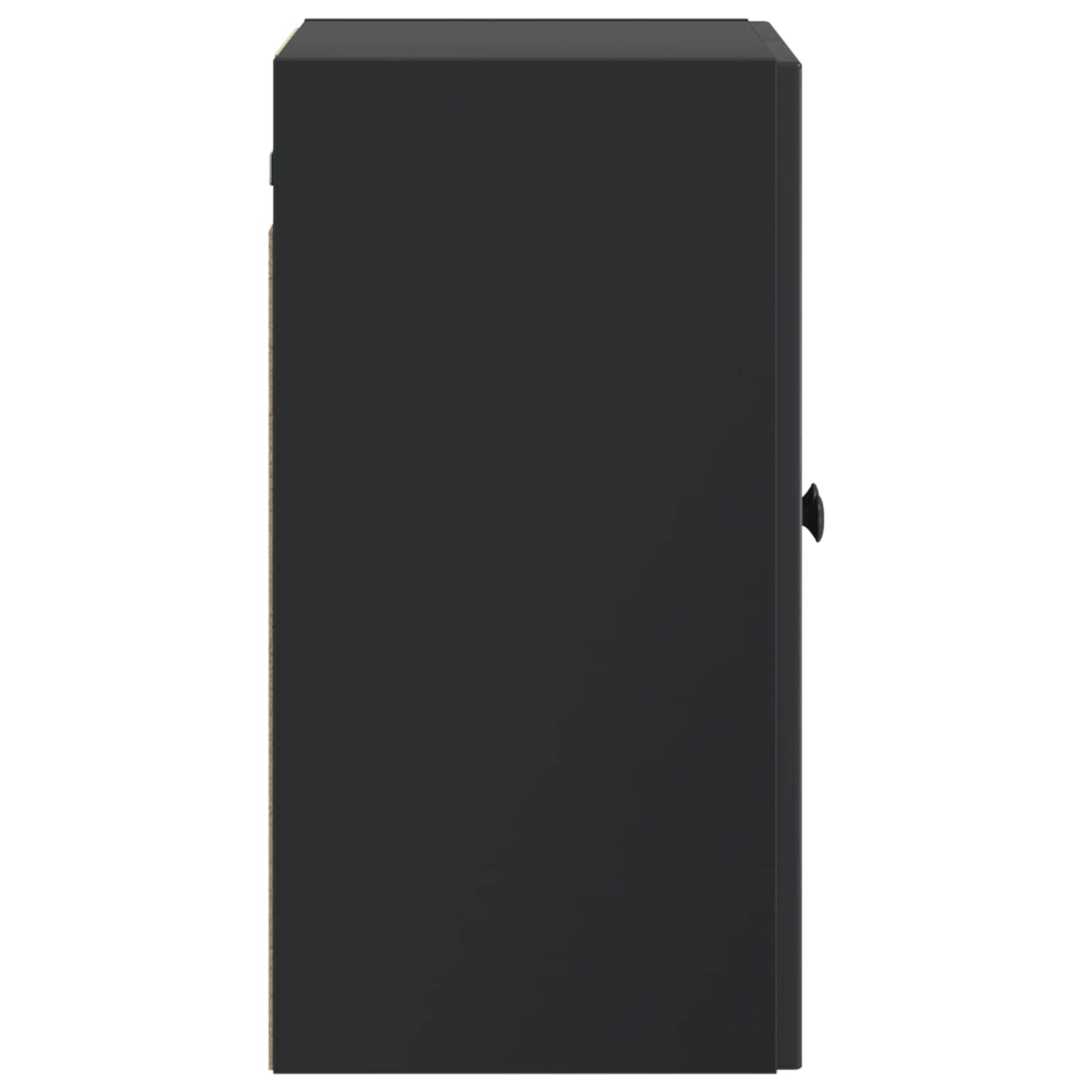 Wandkast Zwart 59 x 31 x 60 cm Bewerkt hout