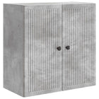 Wandkast 59x31x60 cm betongrijs bewerkt hout