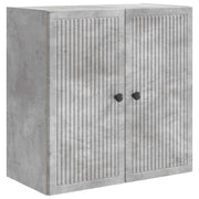 Wandkast 59x31x60 cm betongrijs bewerkt hout