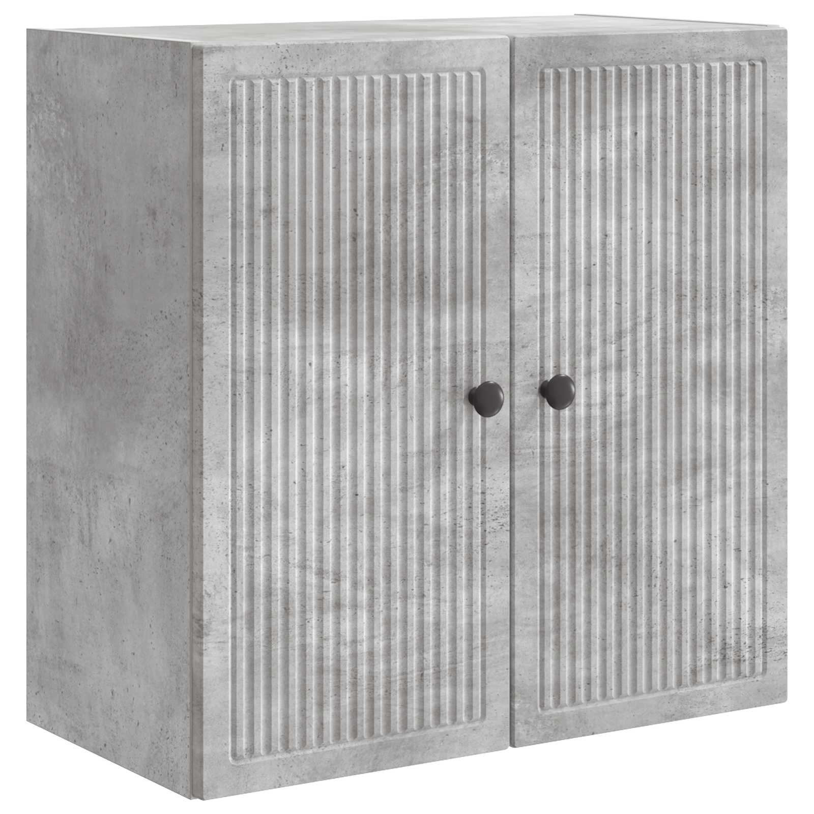 Wandkast Betongrijs 59 x 31 x 60 cm Bewerkt hout
