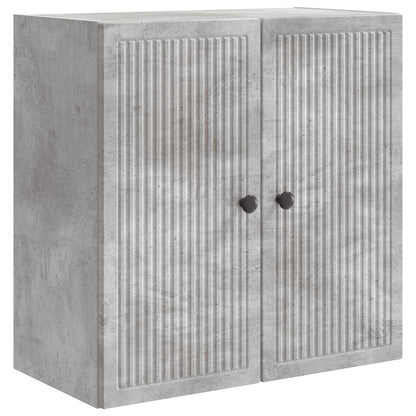Wandkast Betongrijs 59 x 31 x 60 cm Bewerkt hout