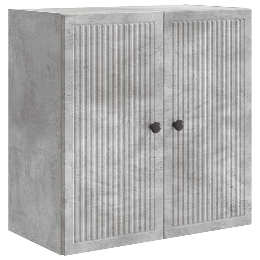 Wandkast Betongrijs 59 x 31 x 60 cm Bewerkt hout