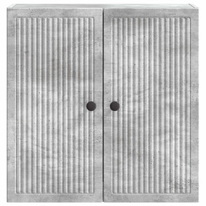 Wandkast Betongrijs 59 x 31 x 60 cm Bewerkt hout