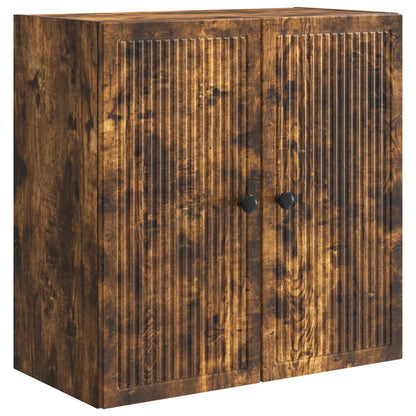 Wandkast Gerookt eiken 59 x 31 x 60 cm Bewerkt hout