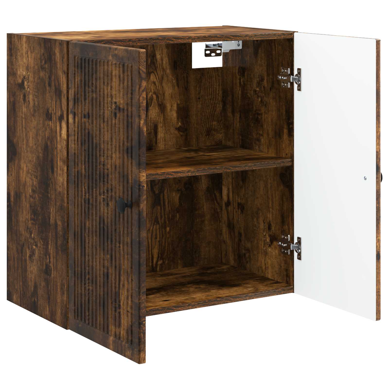 Wandkast Gerookt eiken 59 x 31 x 60 cm Bewerkt hout