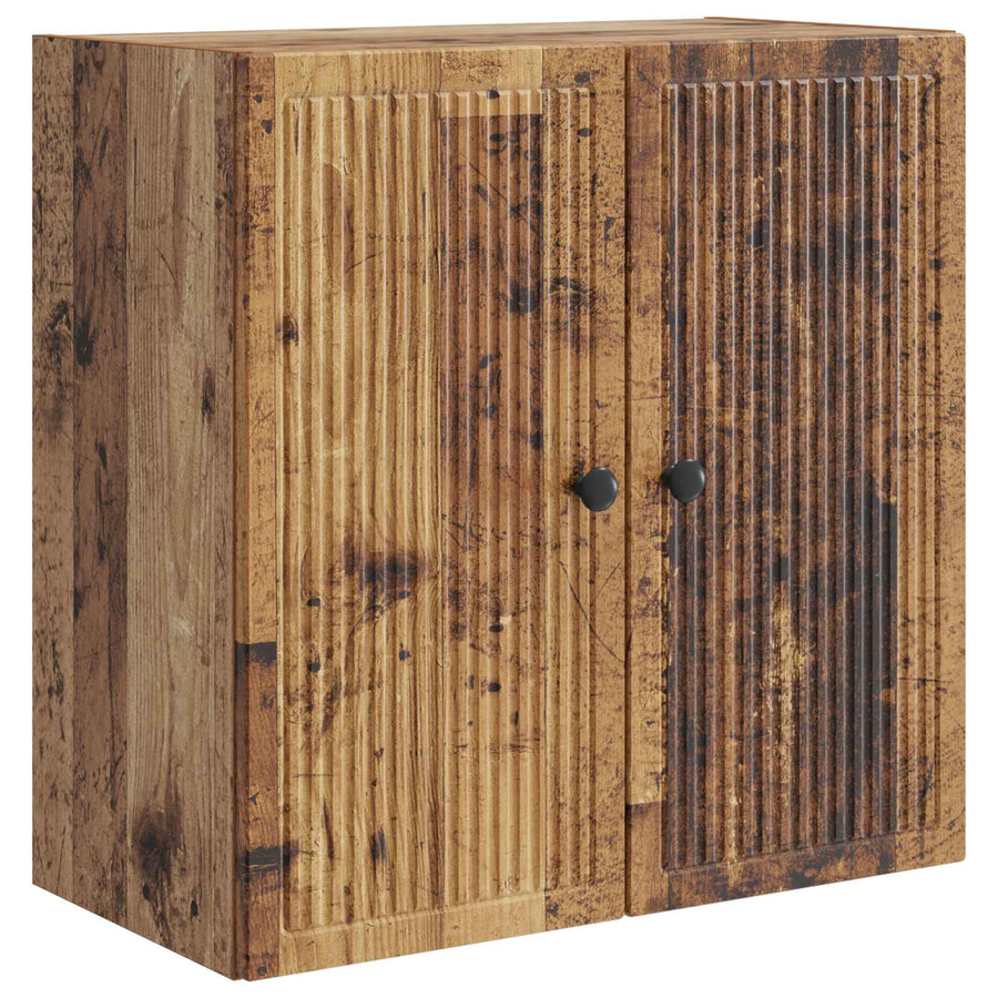 Wandkast Oud hout 59 x 31 x 60 cm Bewerkt hout