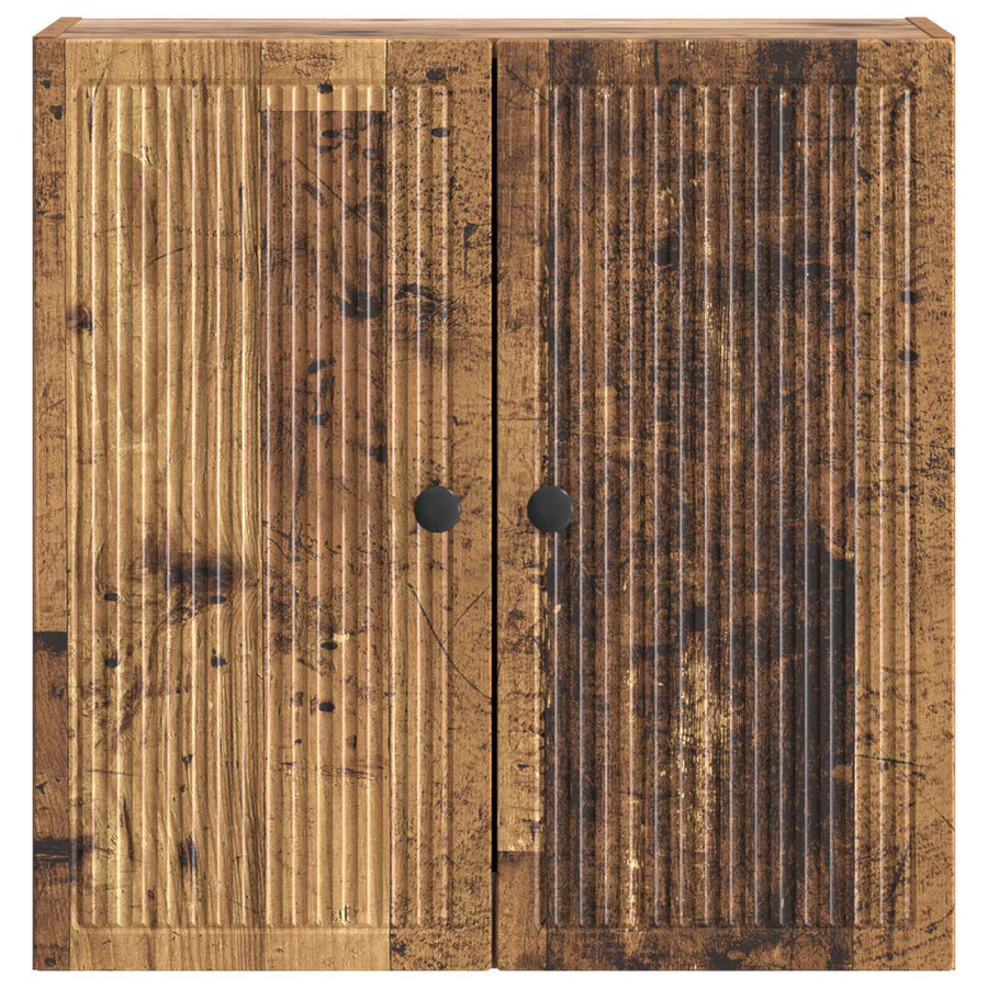 Wandkast Oud hout 59 x 31 x 60 cm Bewerkt hout