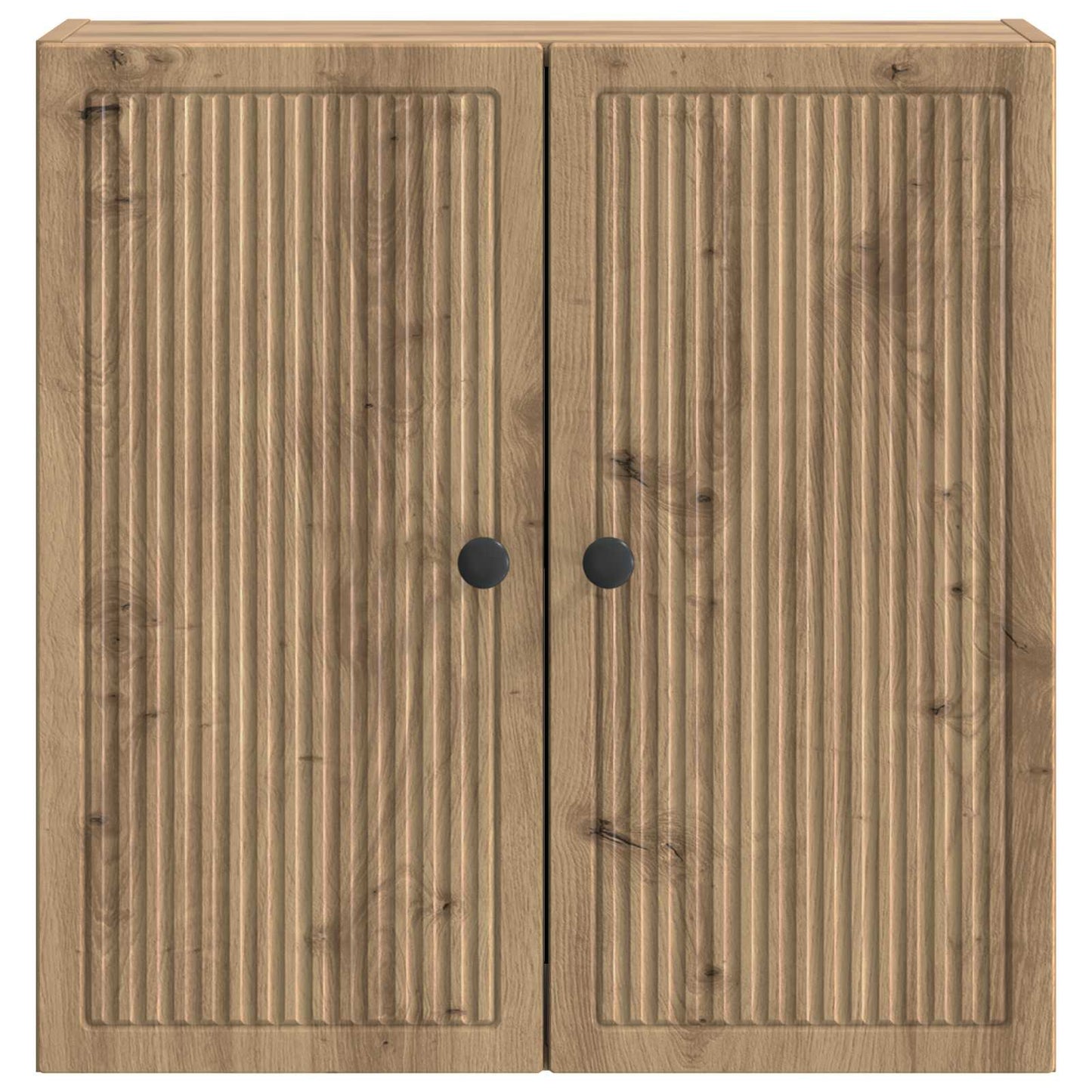 Wandkast Artisanaal eiken 59 x 31 x 60 cm Bewerkt hout