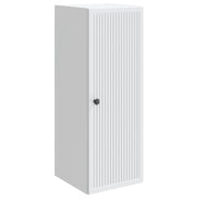 Wandkast 33x34,5x90 cm bewerkt hout wit