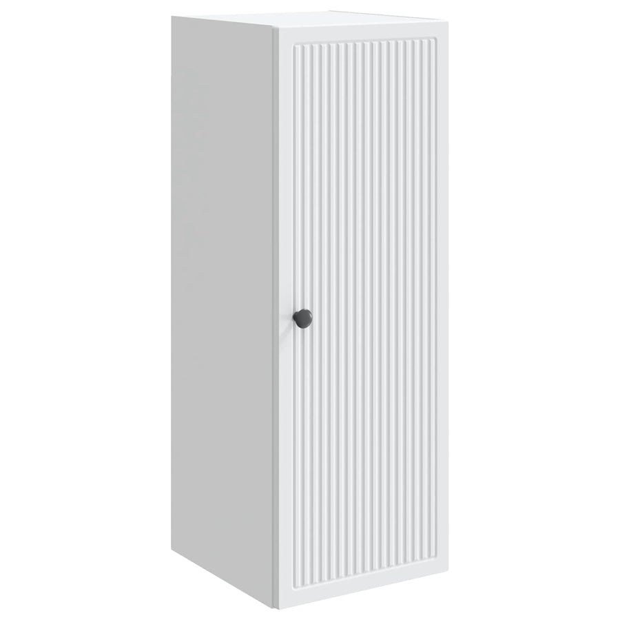 Wandkast Wit 33 x 34,5 x 90 cm Bewerkt hout