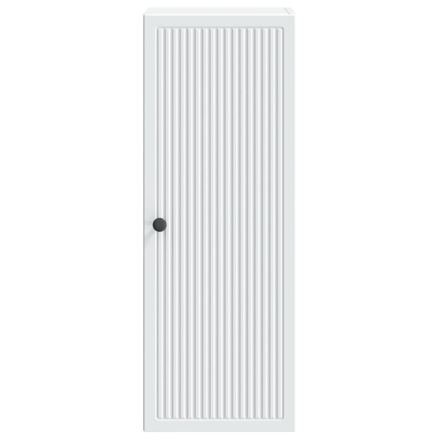 Wandkast Wit 33 x 34,5 x 90 cm Bewerkt hout