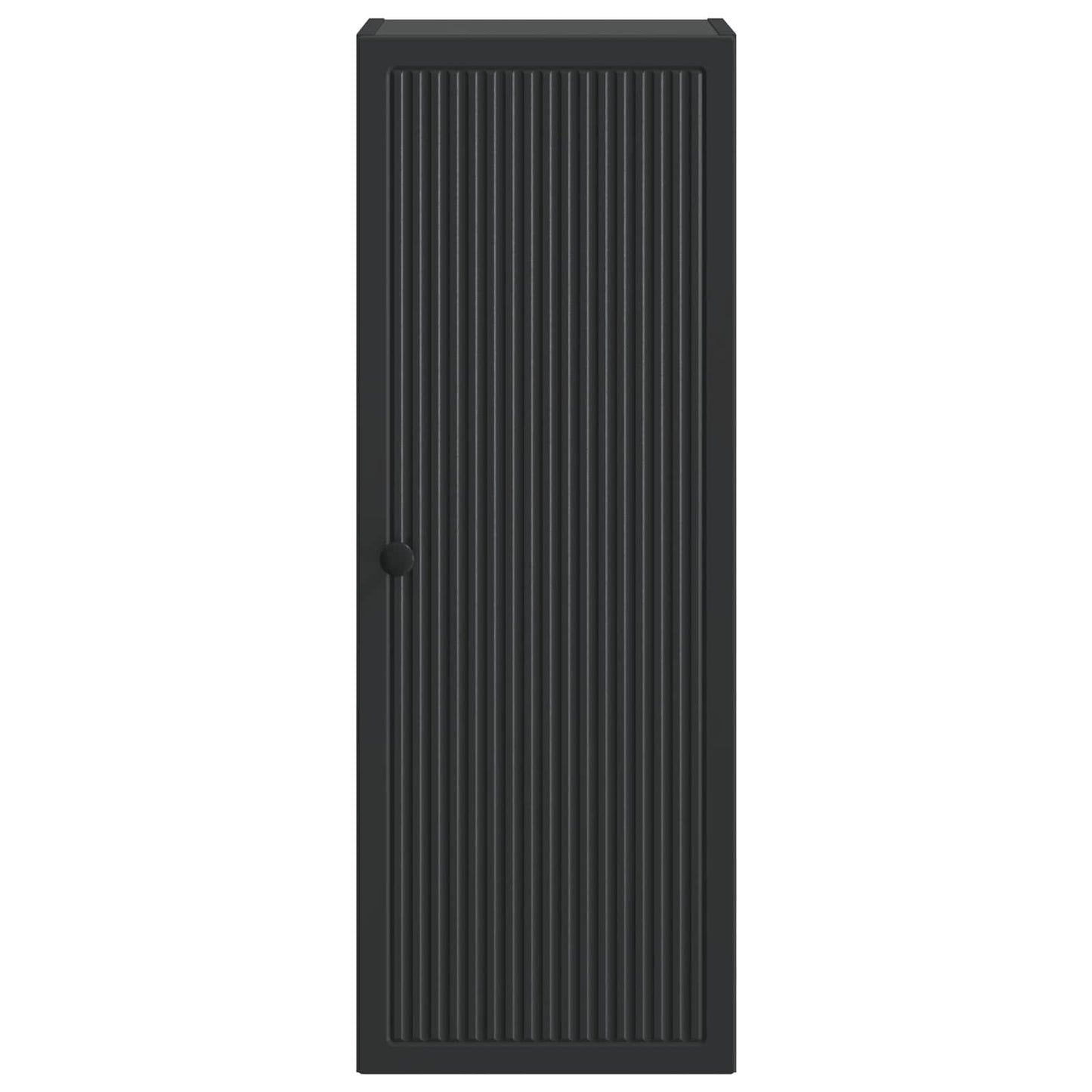 Wandkast Zwart 33 x 34,5 x 90 cm Bewerkt hout
