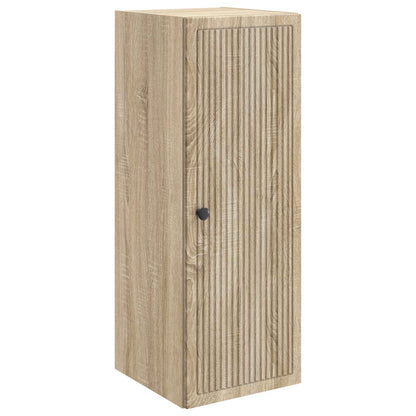 Wandkast Sonoma Eiken 33 x 34,5 x 90 cm Bewerkt hout