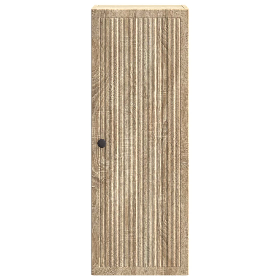 Wandkast Sonoma Eiken 33 x 34,5 x 90 cm Bewerkt hout