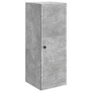 Wandkast 33x34,5x90 cm betongrijs bewerkt hout