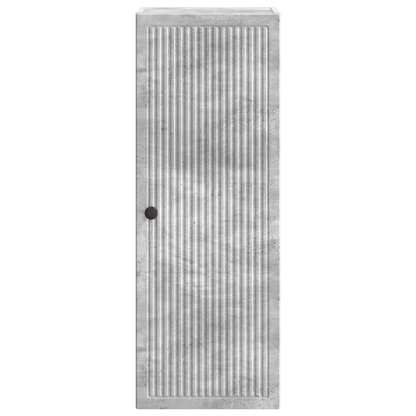 Wandkast Betongrijs 33 x 34,5 x 90 cm Bewerkt hout