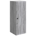 Wandkast 33x34.5x90 cm grijs Sonoma bewerkt hout