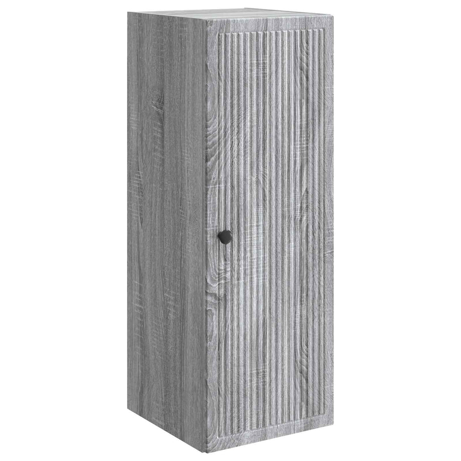 Wandkast Grijs Sonoma 33 x 34,5 x 90 cm Bewerkt hout