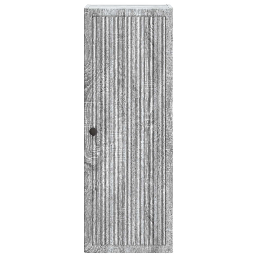 Wandkast Grijs Sonoma 33 x 34,5 x 90 cm Bewerkt hout
