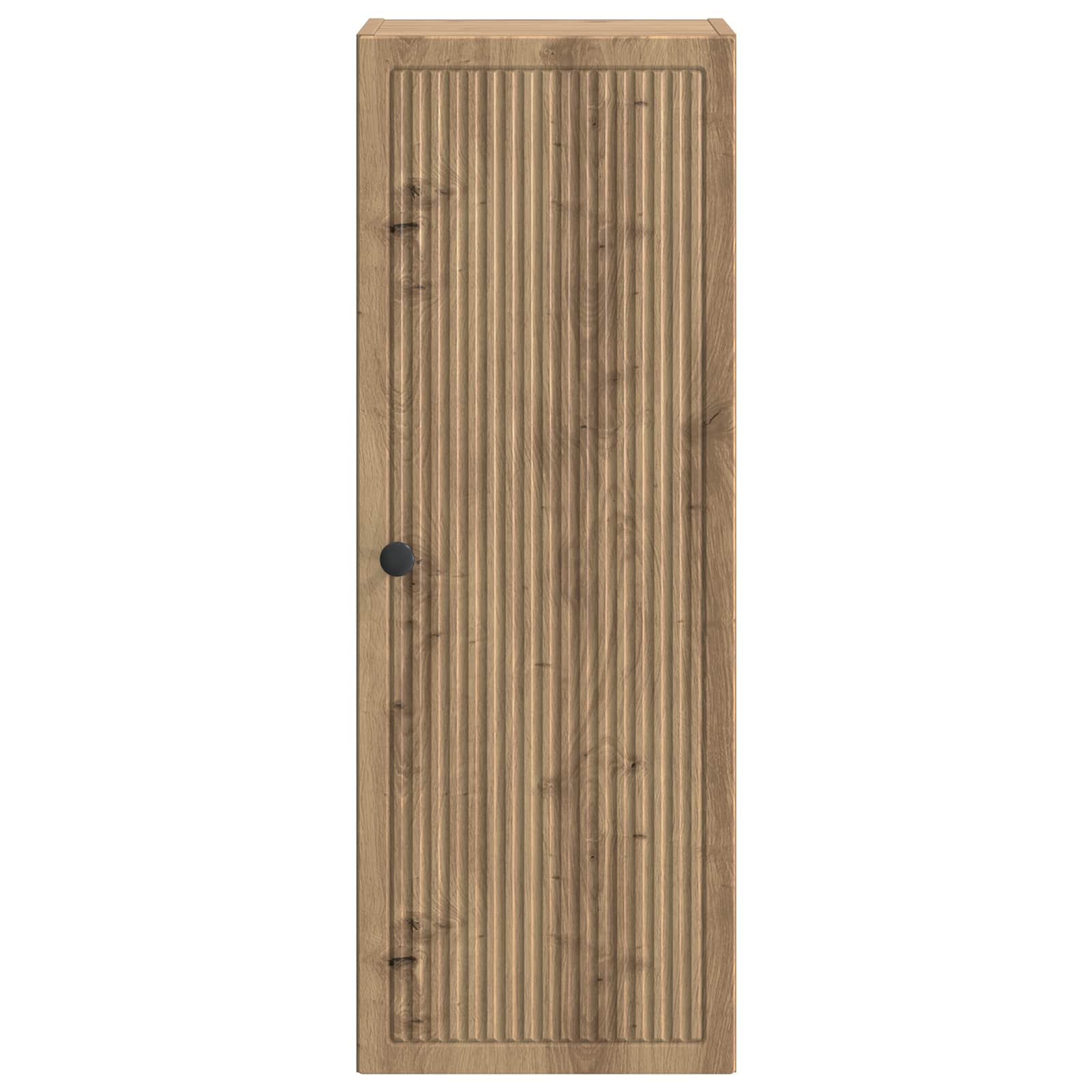 Wandkast Artisanaal eiken 33 x 34,5 x 90 cm Bewerkt hout
