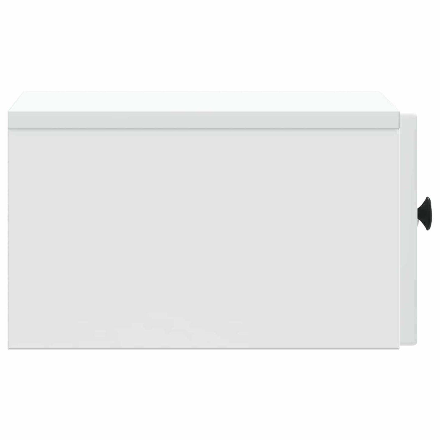 Wandbeugel Bedkast met lade Wit 33 x 34,5 x 20 cm Bewerkt hout