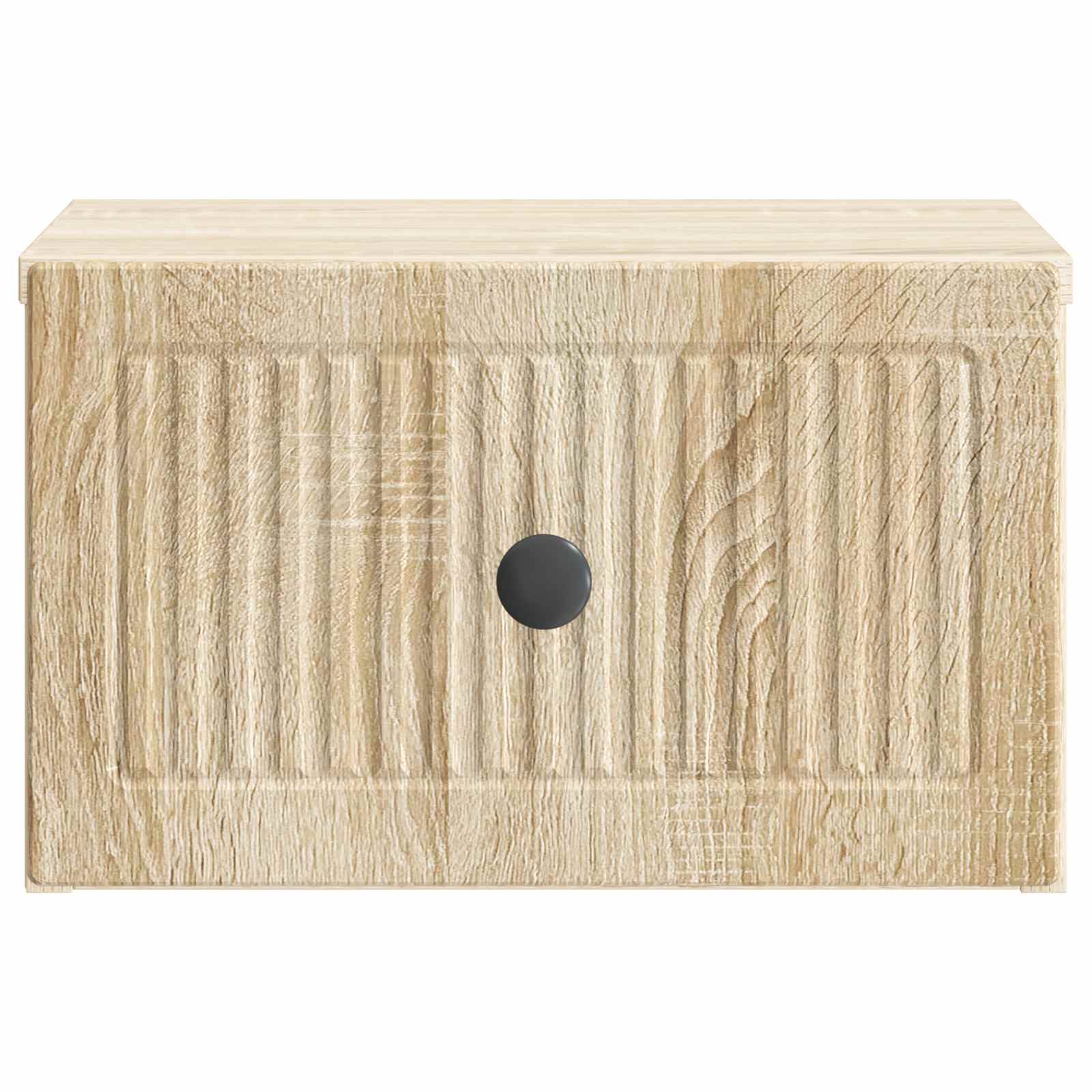 Wandbeugel Bedkast Sonoma Eiken 33 x 34,5 x 20 cm Bewerkt hout