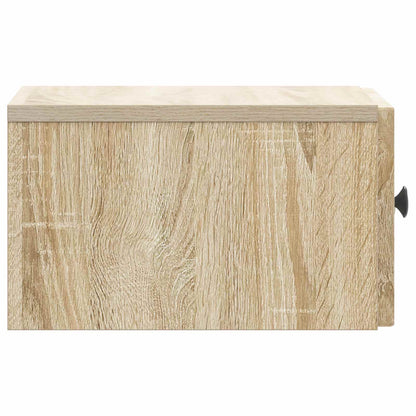 Wandbeugel Bedkast Sonoma Eiken 33 x 34,5 x 20 cm Bewerkt hout