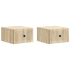 Nachtkastjes 2 stuks Sonoma eiken 33x34,5x20 cm