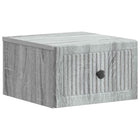 Wandkastje 33x34.5x20 cm grijs sonoma bewerkt hout