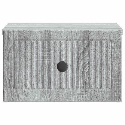 Wandbeugel Bedkast Grijs sonoma 33 x 34,5 x 20 cm Bewerkt hout