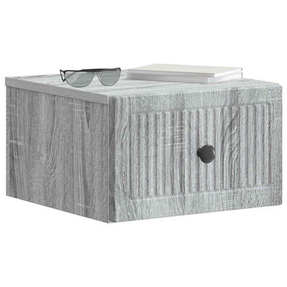 Wandbeugel Bedkast Grijs sonoma 33 x 34,5 x 20 cm Bewerkt hout