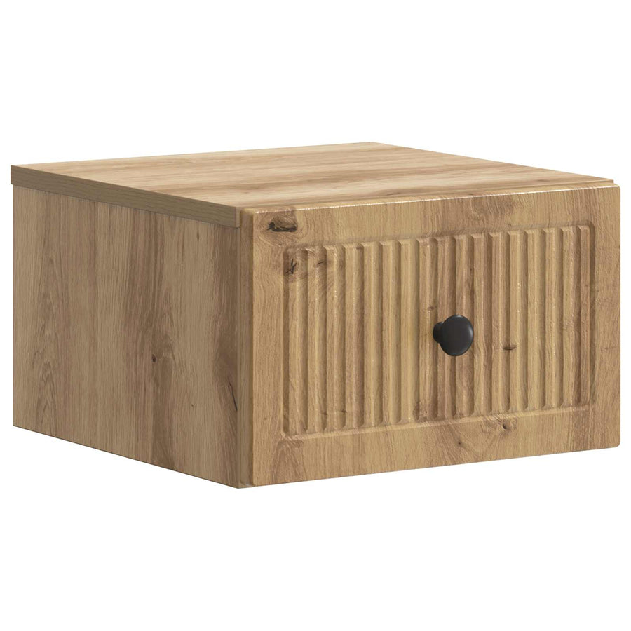 Wandbeugel Bedkast 2 pcs Artisanaal eiken 33 x 34,5 x 20 cm
