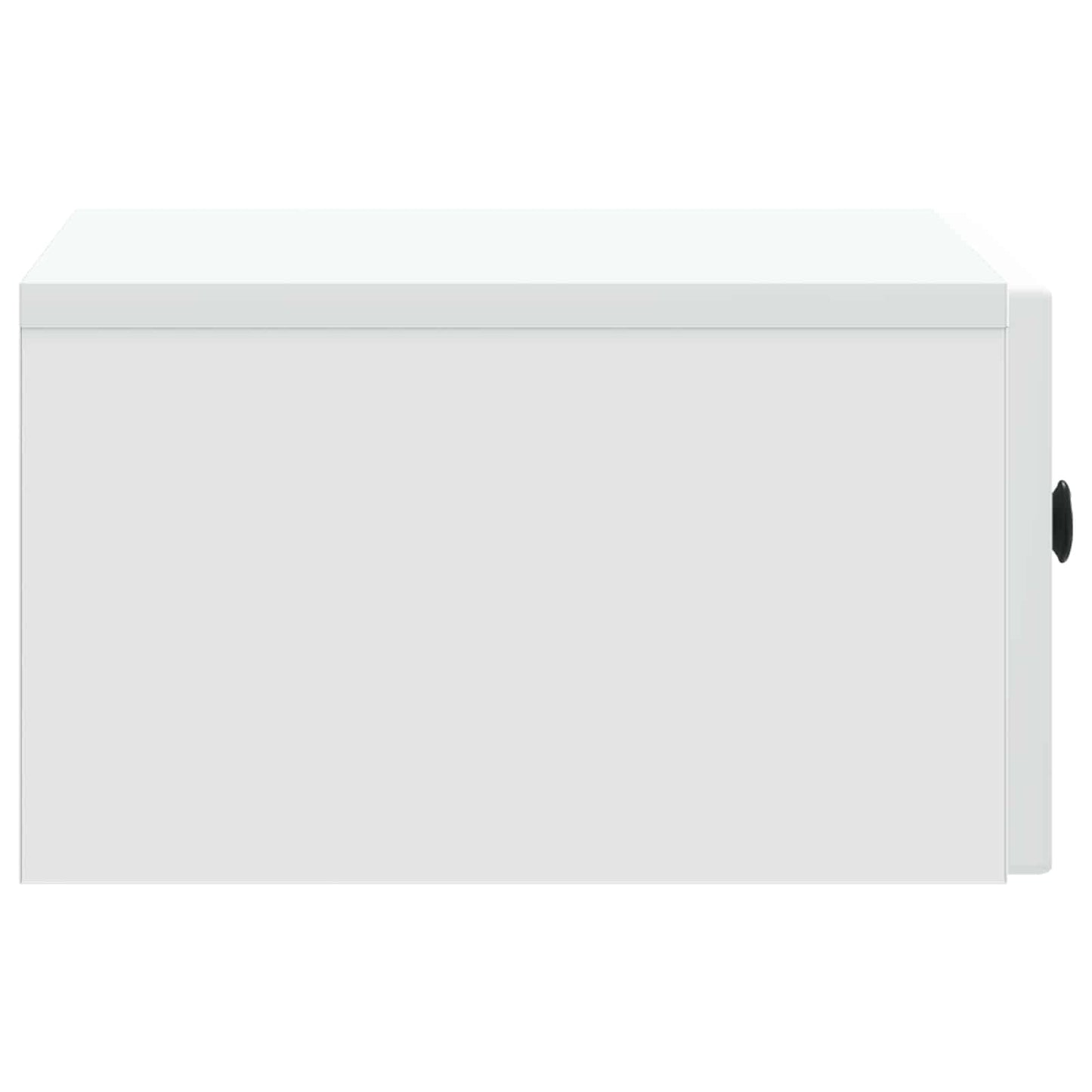 Nachtkastje met lade 2 pcs Wit 49 x 34,5 x 20 cm Bewerkt hout