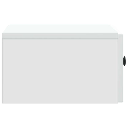 Nachtkastje met lade 2 pcs Wit 49 x 34,5 x 20 cm Bewerkt hout