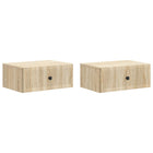 Nightstand 2 pcs Sonoma Oak 49 x 34.5 x 20 cm Engineered Wood