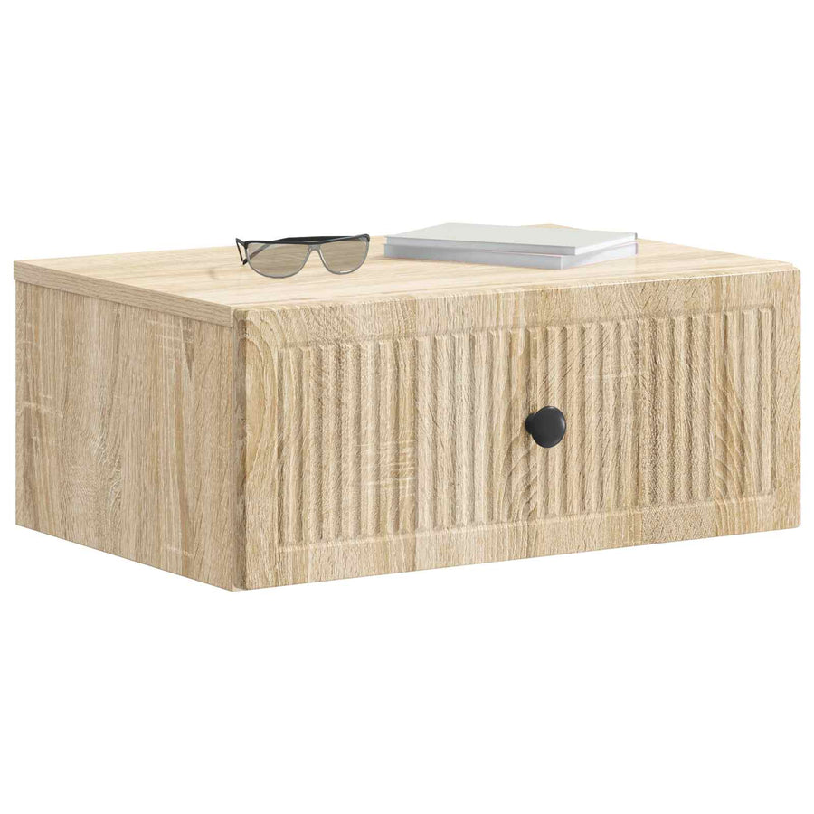 Nachtkastje 2 pcs Sonoma Eiken 49 x 34,5 x 20 cm Bewerkt hout