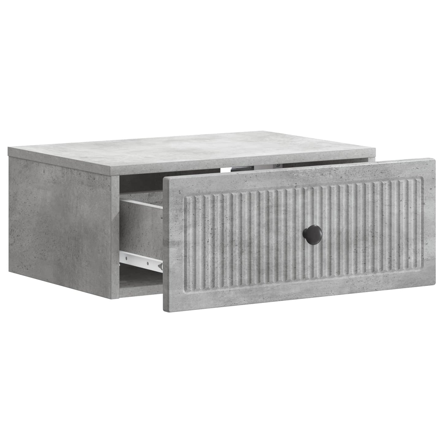 Nachtkastje 2 pcs Betongrijs 49 x 34,5 x 20 cm Bewerkt hout