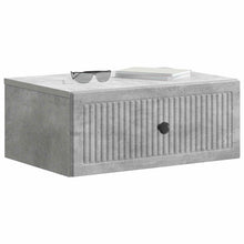 Nachtkastje 2 pcs Betongrijs 49 x 34,5 x 20 cm Bewerkt hout