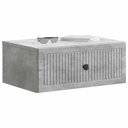 Nachtkastje 2 pcs Betongrijs 49 x 34,5 x 20 cm Bewerkt hout
