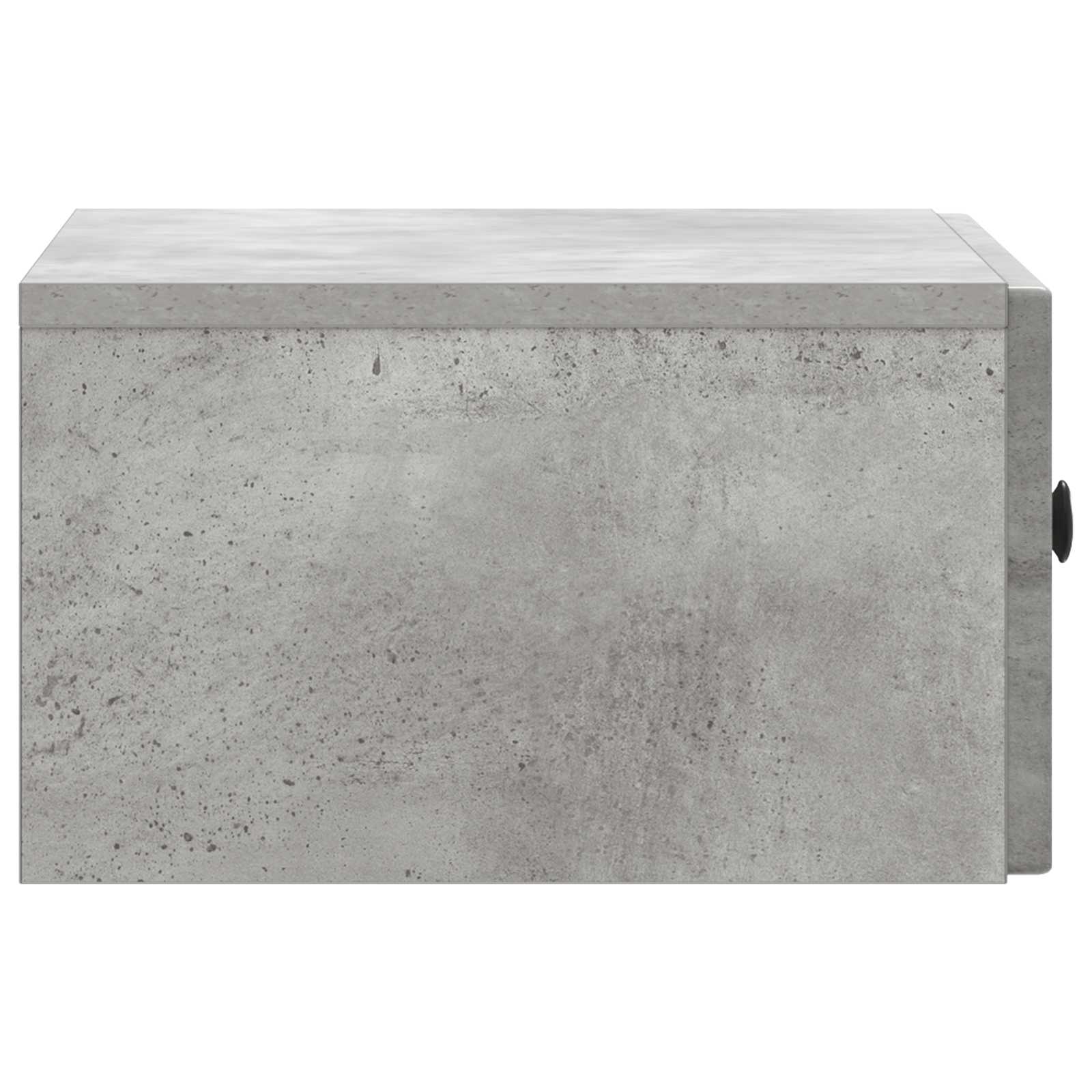 Nachtkastje 2 pcs Betongrijs 49 x 34,5 x 20 cm Bewerkt hout