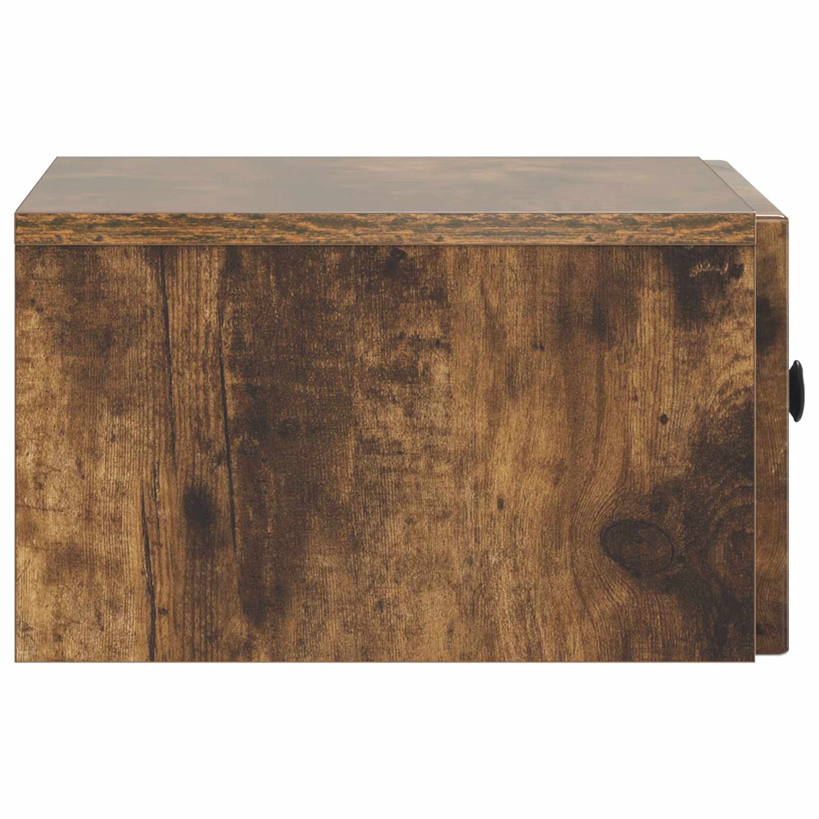 Nachtkastje 2 pcs Gerookt eiken 49 x 34,5 x 20 cm Bewerkt hout