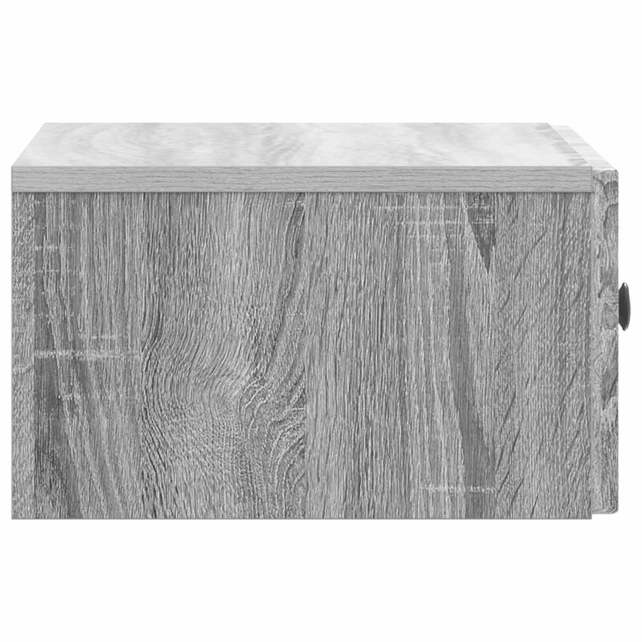 Nachtkastje Grijs sonoma 49 x 34,5 x 20 cm Bewerkt hout