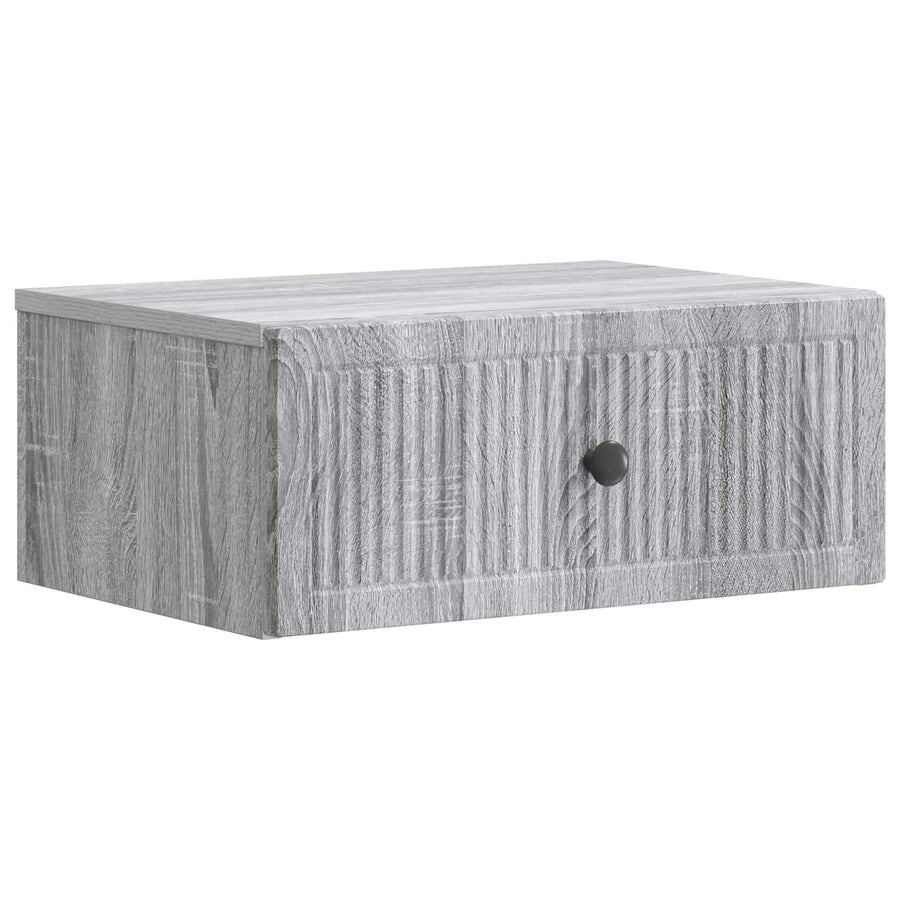 Nachtkastje 2 pcs Grijs sonoma 49 x 34,5 x 20 cm Bewerkt hout