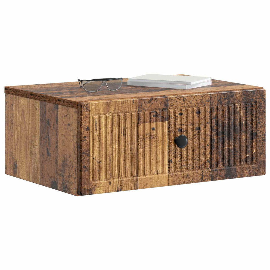Nachtkastje 2 pcs Oud hout 49 x 34,5 x 20 cm Bewerkt hout