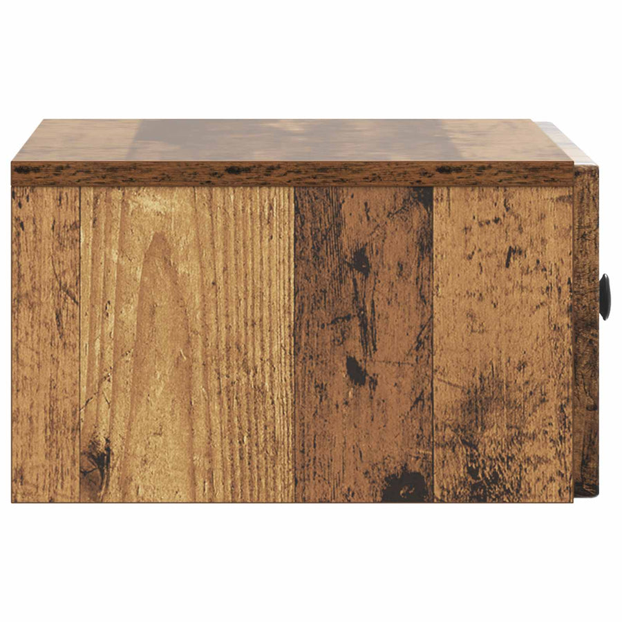 Nachtkastje 2 pcs Oud hout 49 x 34,5 x 20 cm Bewerkt hout