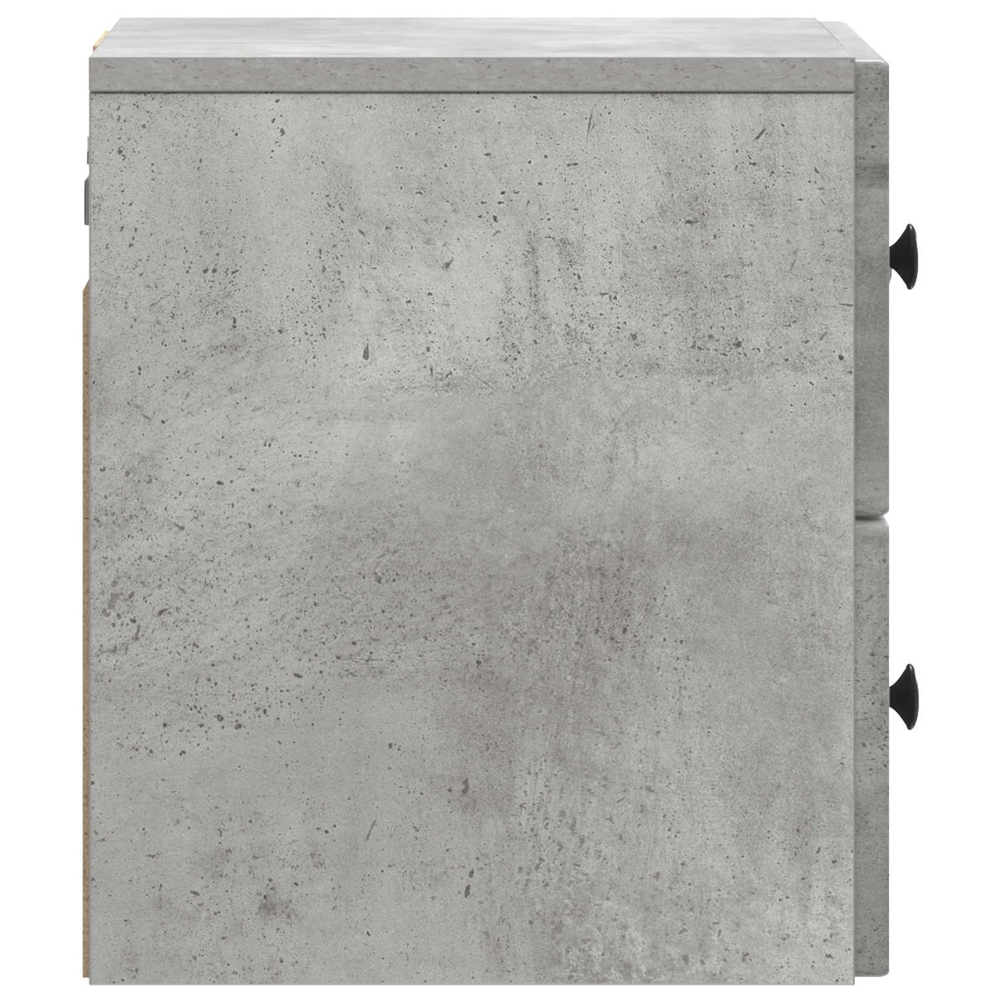 Wandbeugel Bedkast met lade 2 pcs Betongrijs 33 x 34,5 x 40 cm