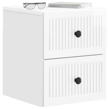 Wandbeugel Bedkast Hoogglans Wit 33 x 34,5 x 40 cm Bewerkt hout